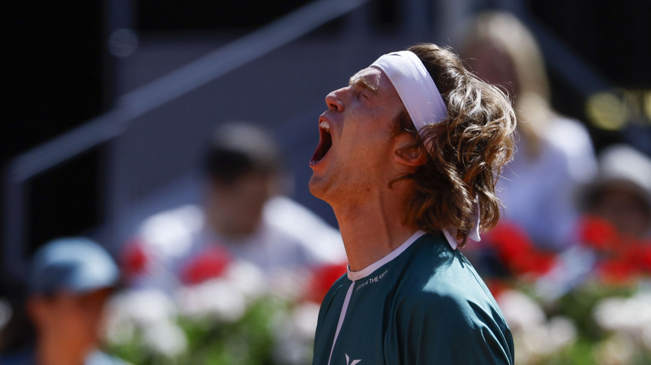 Tennis: Madrid; Rublev primo finalista