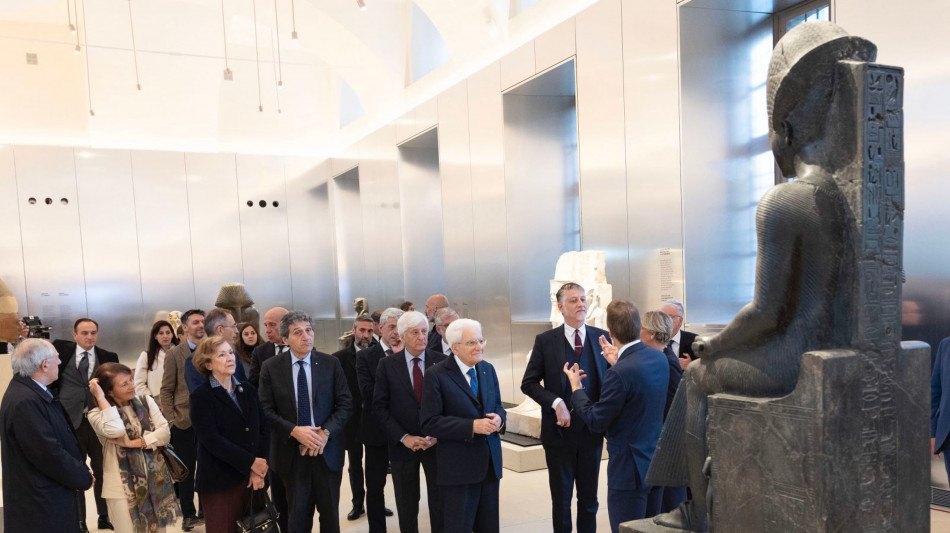 'L'Egitto è onorato della visita di Mattarella al museo egizio'