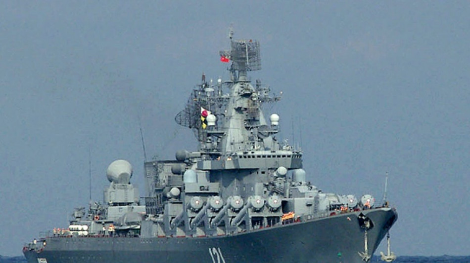 Le navire amiral de la flotte russe en mer Noire a coulé