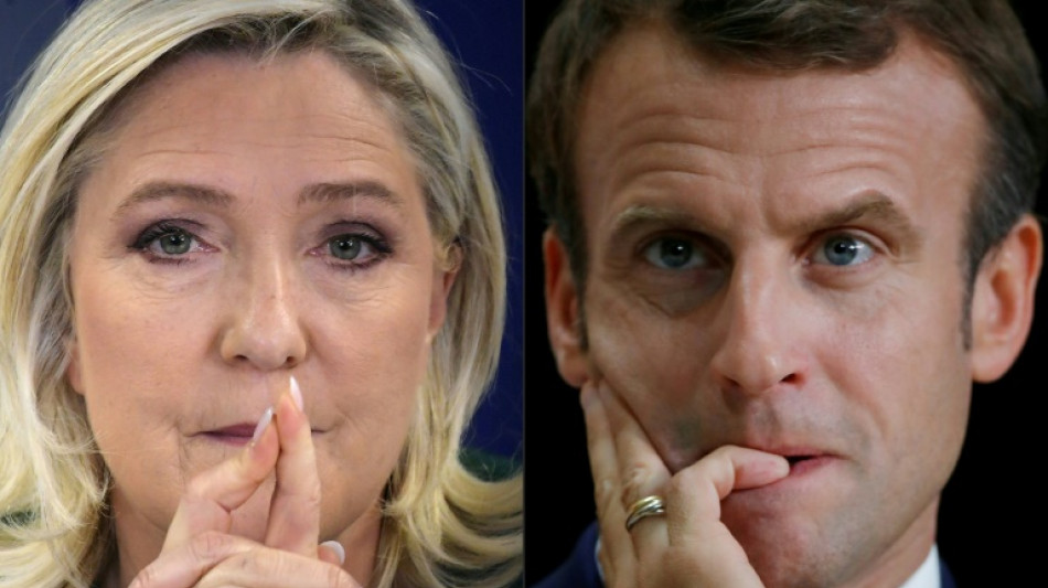 Présidentielle: Le Pen expose sa vision, critique la diplomatie "bornée" de Macron