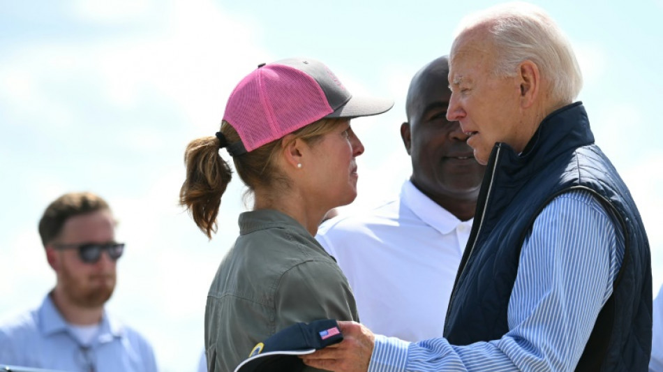 Ouragan Hélène: l'armée en renfort, Biden et Harris dans trois Etats touchés