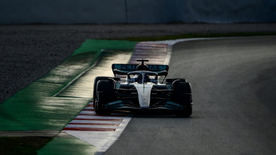 Hamilton, Russell take Mercedes top of F1 testing