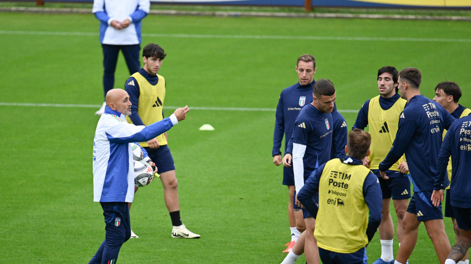 Calcio: rifinitura azzurri,col Belgio stessa Italia anti Francia