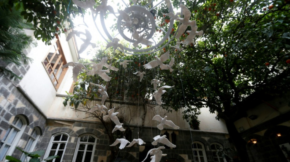 Damascus art installation turns ceramic doves into war symbol