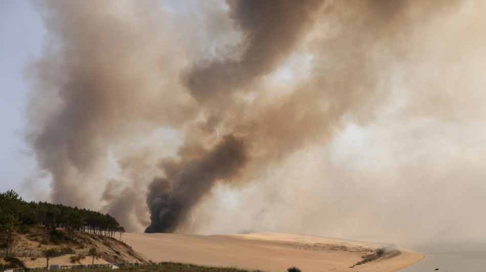 Fire and destruction at Europe's biggest sand dune