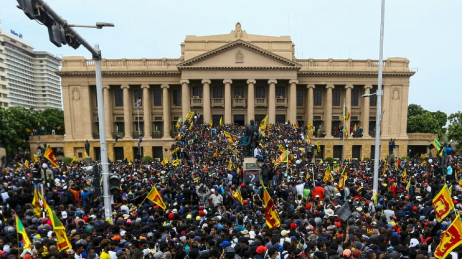 Sri Lanka's president to quit after chased from home