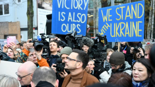 Anti-Kriegs-Demonstration der russischen Exil-Opposition in Berlin begonnen