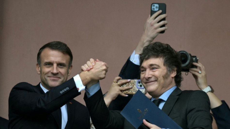 Macron asegura que no vio "a Maradona" ni a "Messi" en su visita a Argentina