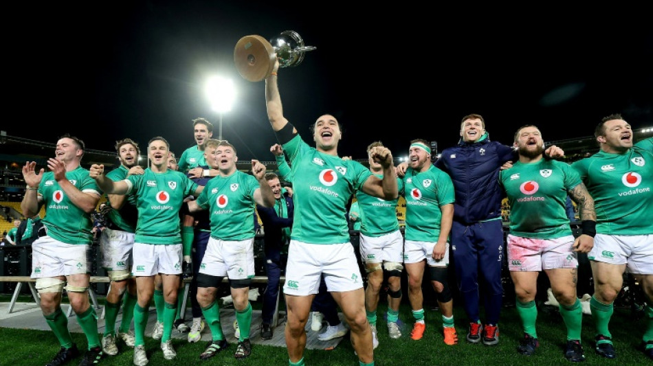 Rugby: exploit historique de l'Irlande en terre All Black