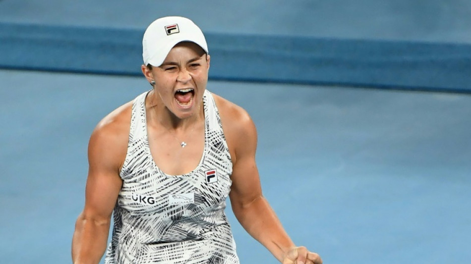 Tennis: la N.1 mondiale Ashleigh Barty remporte son premier Open d'Australie