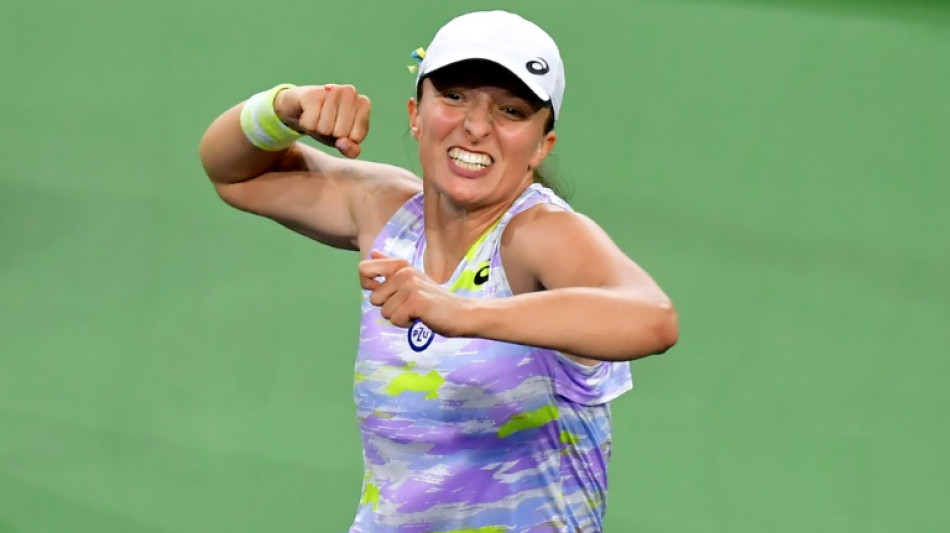 Swiatek out-duels Halep to reach Indian Wells WTA final