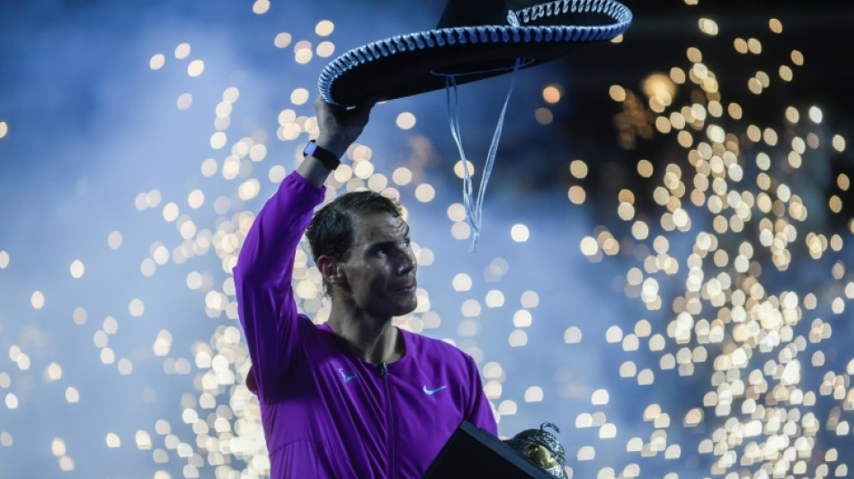 Tennis: Rafael Nadal remporte le tournoi d'Acapulco et reste invaincu en 2022