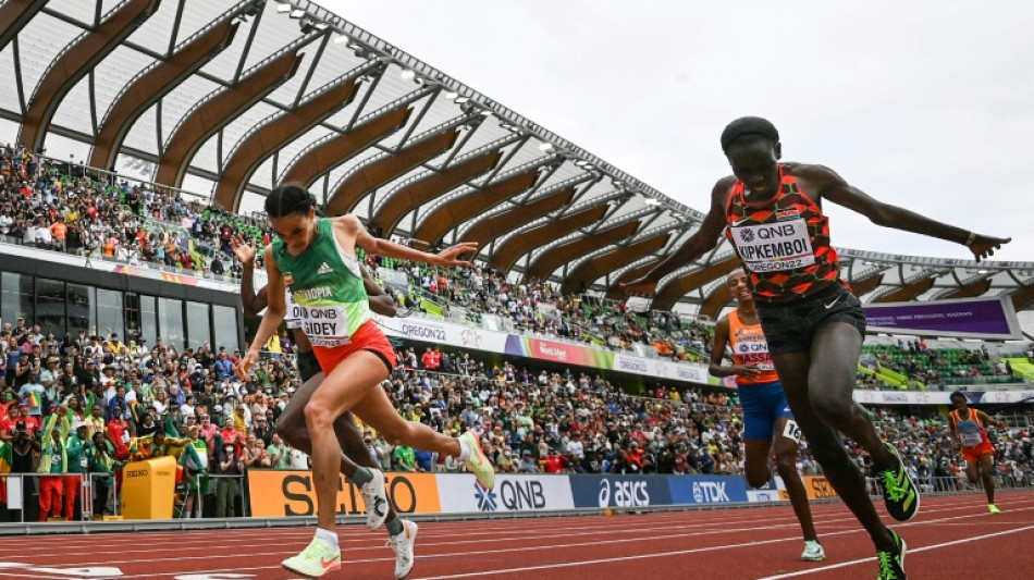 Ethiopia's Gidey upstages Hassan to win women's world 10,000m title