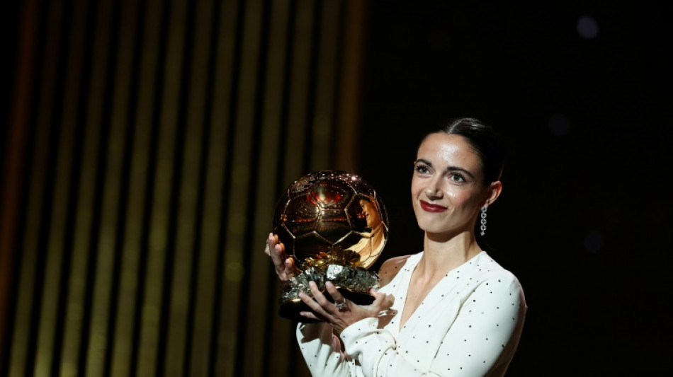 Aitana Bonmati wins second successive women's Ballon d'Or