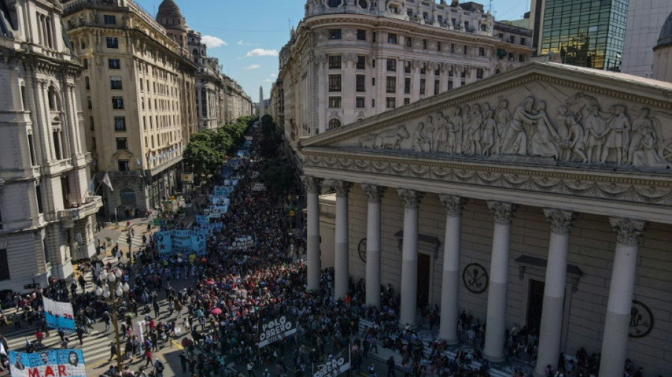 Argentines march for jobs, food, amid rampant inflation