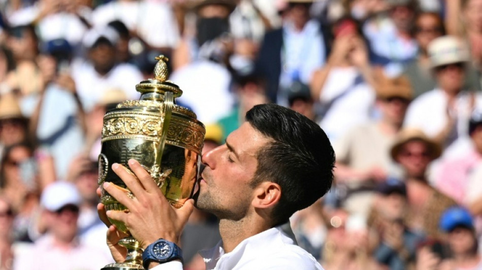 Wimbledon: Djokovic attend "une bonne nouvelle des Etats-Unis"