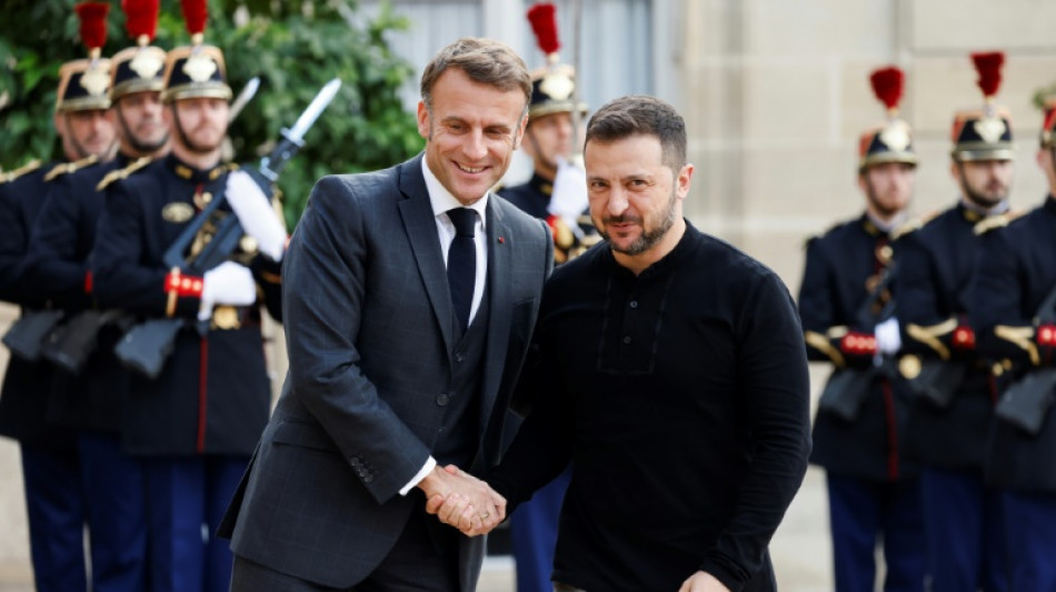 Zelensky touts 'victory plan' against Russia in Macron talks