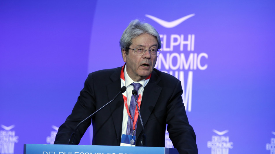 Gentiloni, 'l'inflazione continuerà la traiettoria in calo'