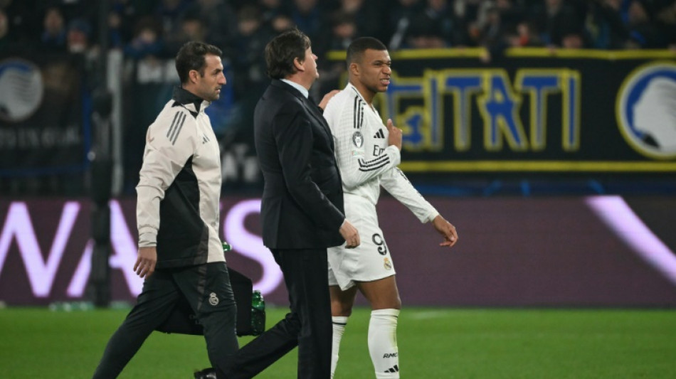 C1: Mbappé (Real Madrid) sort sur blessure contre l'Atalanta, Ancelotti rassurant