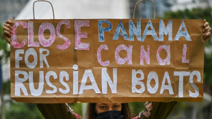 Protesters urge closure of Panama Canal to Russian ships