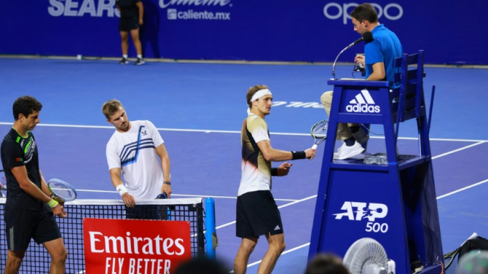 Zverev fined $40,000 over outburst that saw him tossed from Acapulco ATP event
