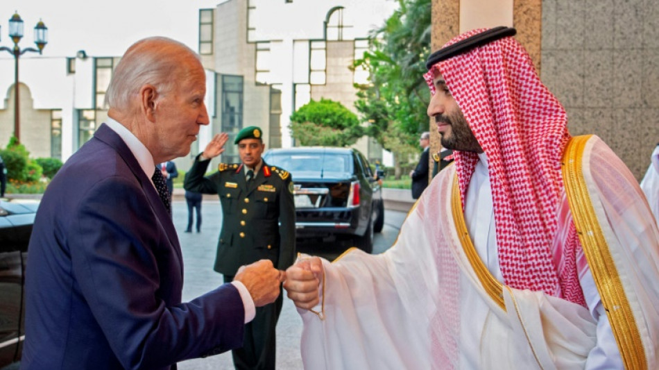 Biden's fist-bump with Saudi crown prince seen as undermining rights pledges