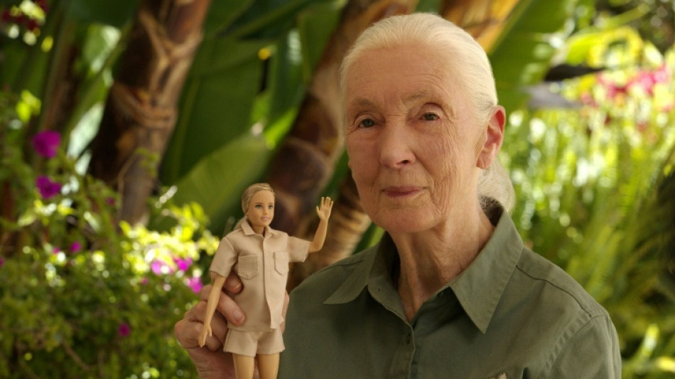 Mattel unveils Jane Goodall Barbie, complete with chimp