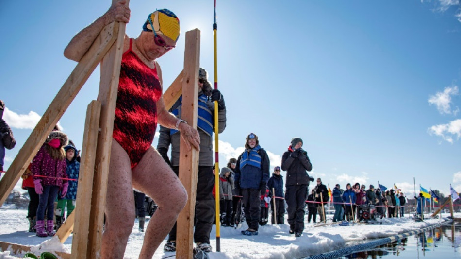 Ice day for a swim: Braving America's ice water 'Olympics'