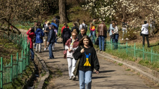 In Kyiv, a sunny respite from weeks of war