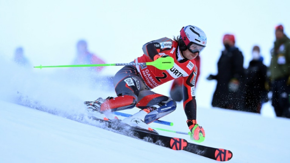 Kristoffersen completes slalom double in Garmisch