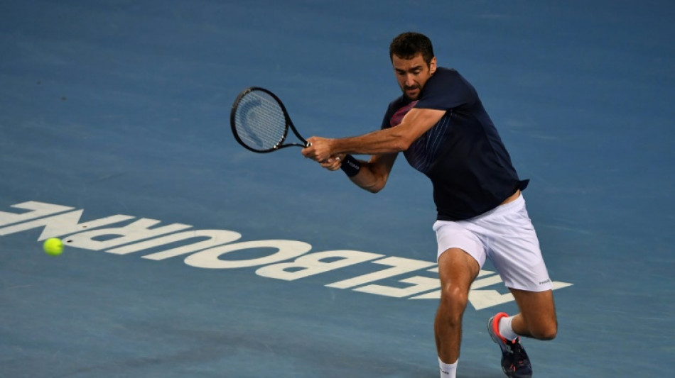 Cilic stuns fifth seed Rublev to reach Open fourth round