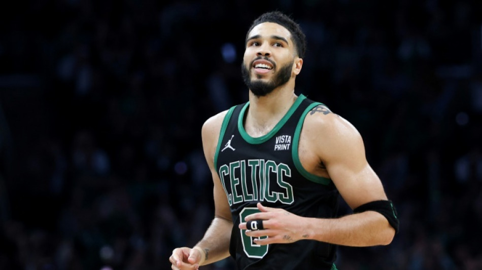 Celtics overpower Cavs, Mavs edge closer after beating Thunder