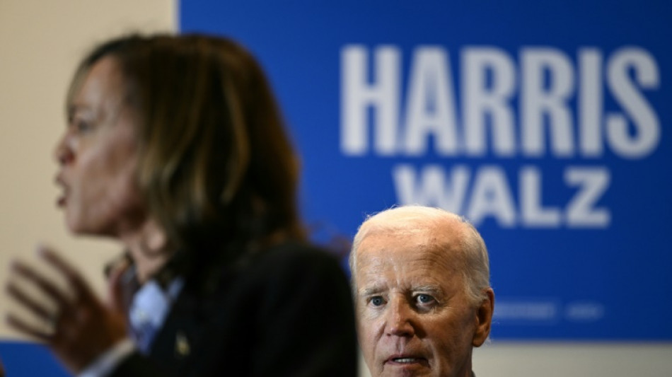 Biden, un second rôle que Harris sollicite avec parcimonie dans sa campagne