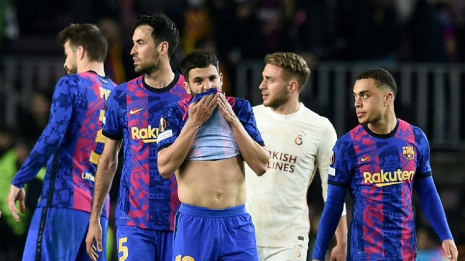 C3: le Barça accroché par Galatasaray, l'Europe ne tient qu'à un fil