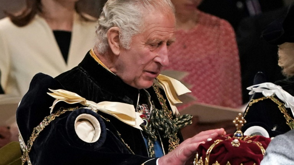 Charles III presented with Scottish Crown Jewels