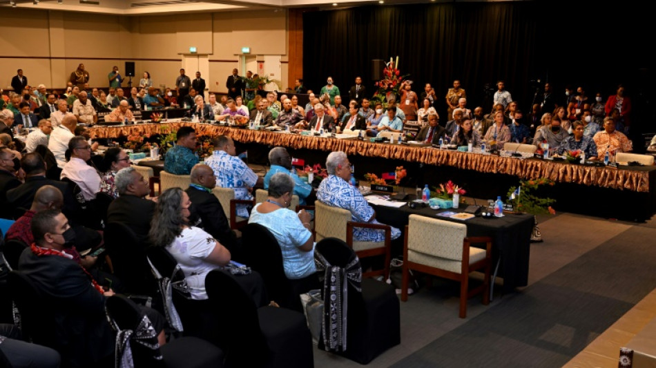 Pacific leaders struggle to keep focus on climate at key summit