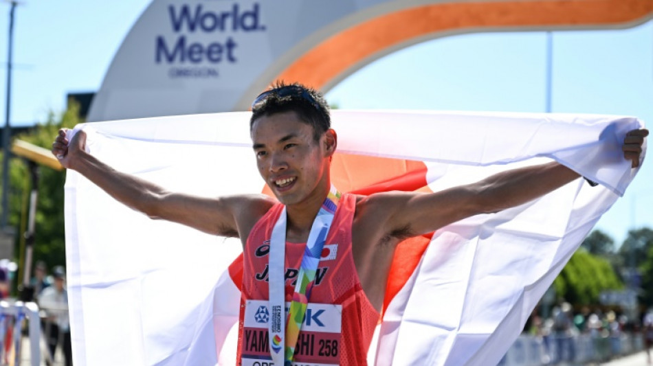 Yamanishi retains 20km race walk title in Japanese 1-2