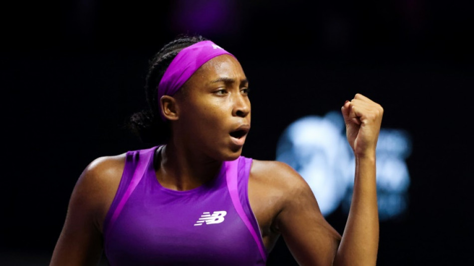 Gauff derriba a Sabalenka y jugará la final del Masters WTA ante Zheng